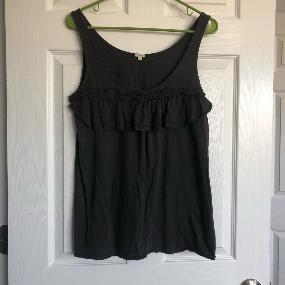 J. Crew Ruffled Tank Top